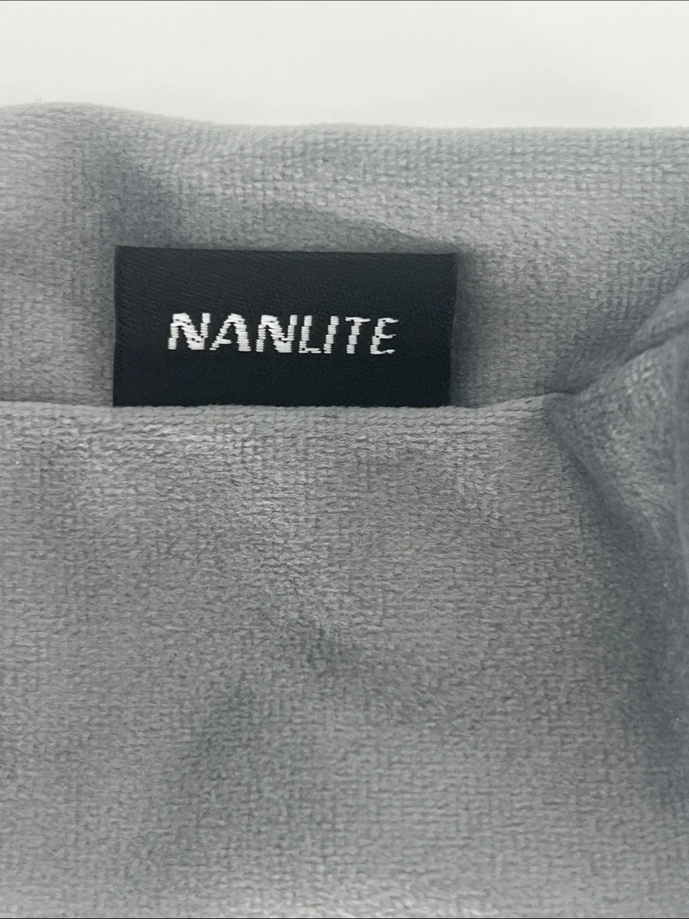 Nanlite gray padded carrying pouch for a 10”  PavoTube II 6C RGB LED Tube